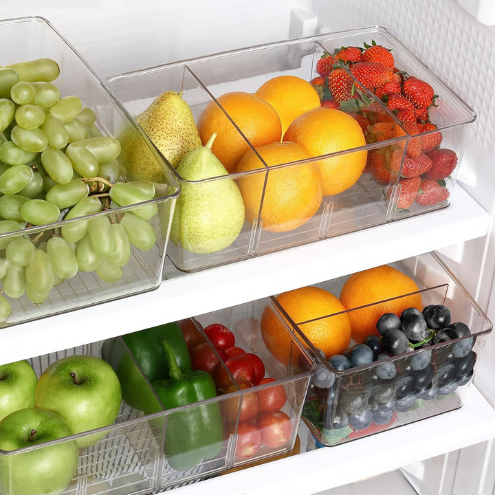Winter Shore Küchenschrank Organizer [5er-Pack] - Aufbewahrungsbox Küche für Snacks, Gewürze, Geträn
