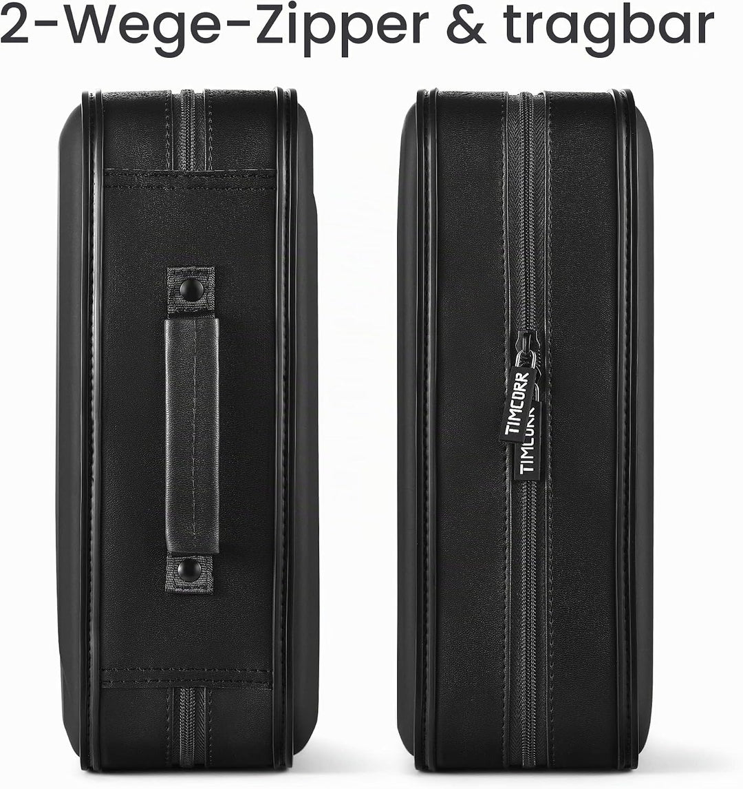 TIMCORR CD Tasche, CD Hülle DVD Halter Aufbewahrung: 144 DVD Hüllen Organizer tragbare Brieftaschen