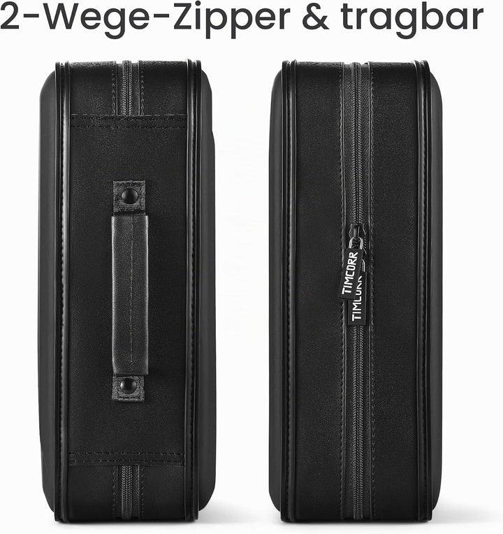 TIMCORR CD Tasche, CD Hülle DVD Halter Aufbewahrung: 144 DVD Hüllen Organizer tragbare Brieftaschen