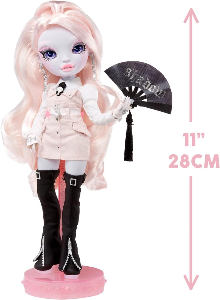 SHADOW HIGH Rainbow High Karla CHOUPETTE - Rosa Modepuppe mit modischem Outfit und mehr als 10 bunte