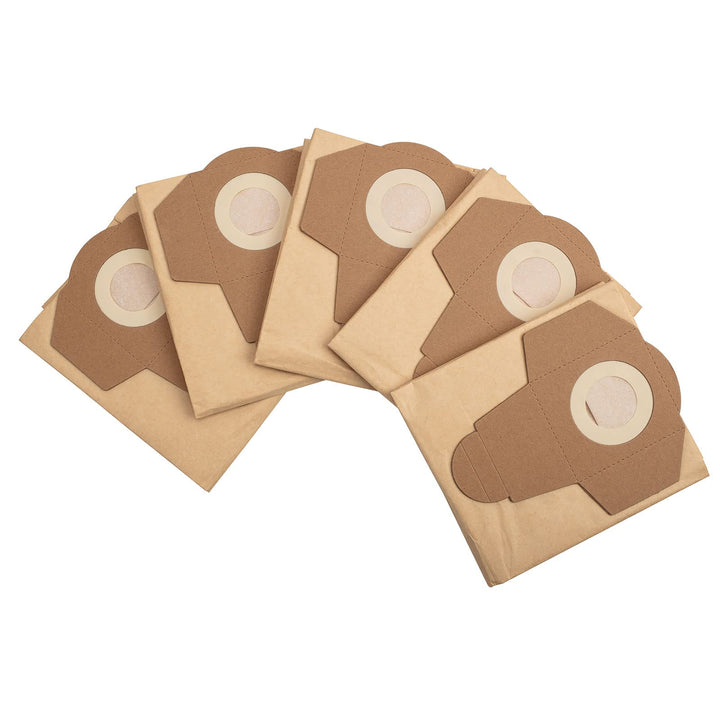 Scheppach Original Staubsaugerbeutel NTS30 Premium | Papier Vacuumbeutel 30 Liter | Nass- & Trockens