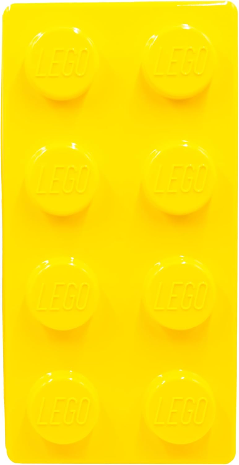 gelbe Aufbewahrungsbox mit Deckel, LEGO