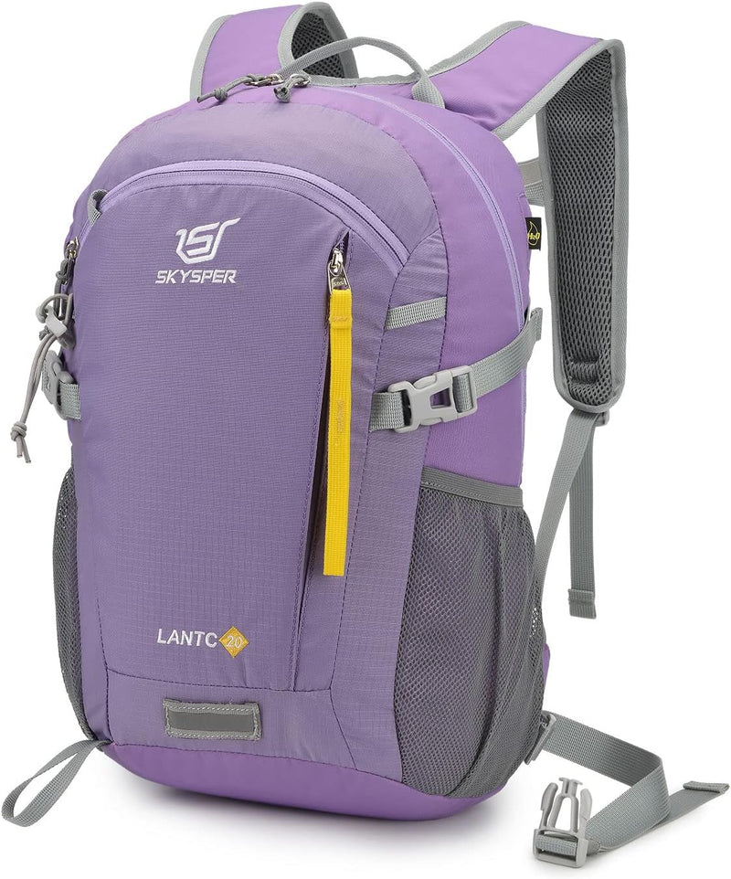 SKYSPER LANTC 20 Leicht Wanderrucksack 20L Klein Rucksack mit Rückenbelüftung Trekkingrucksack aus a