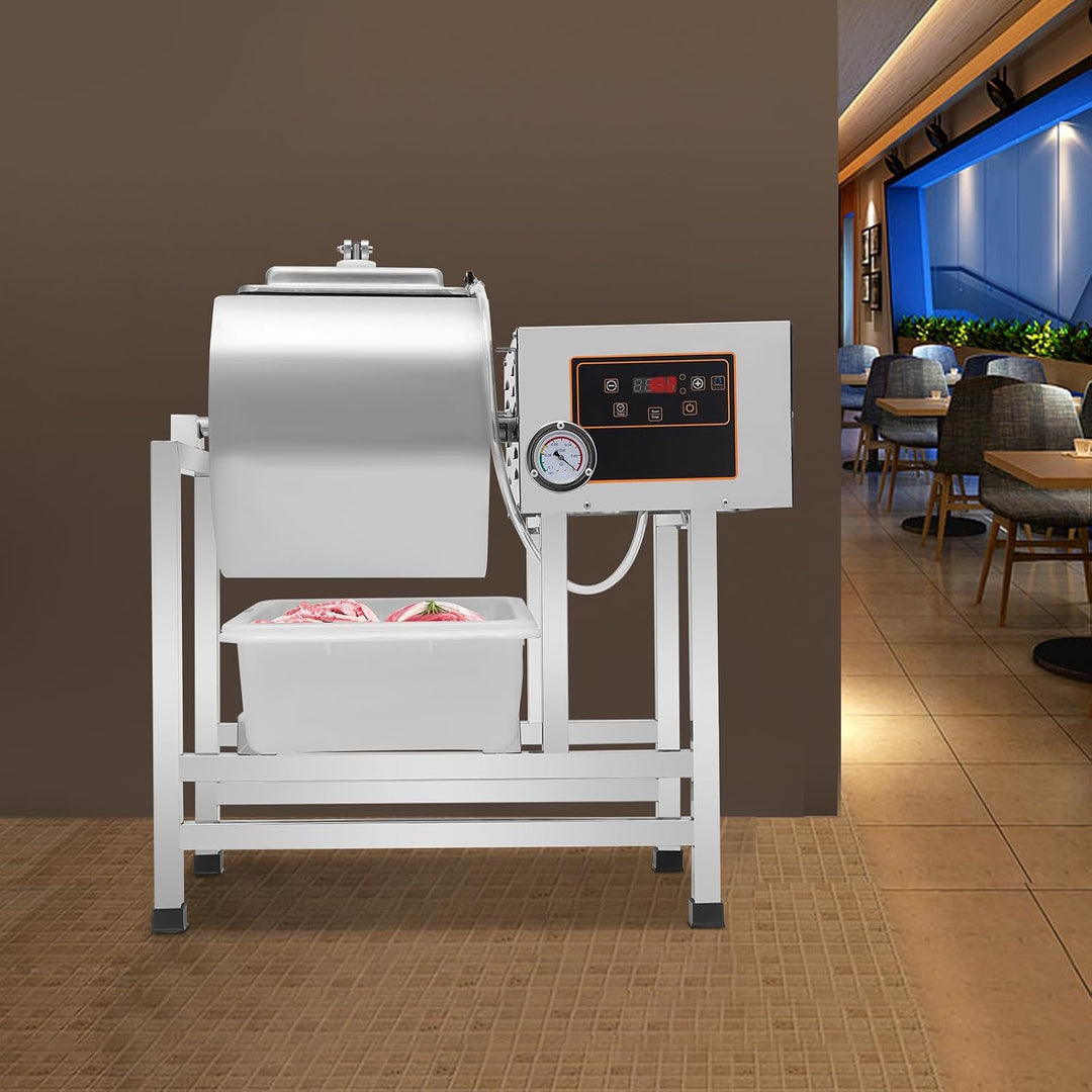 38L Vakuum-Mariniergerät aus Edelstahl bidirektional drehbarer Fleischmischer mit LED-Display einste