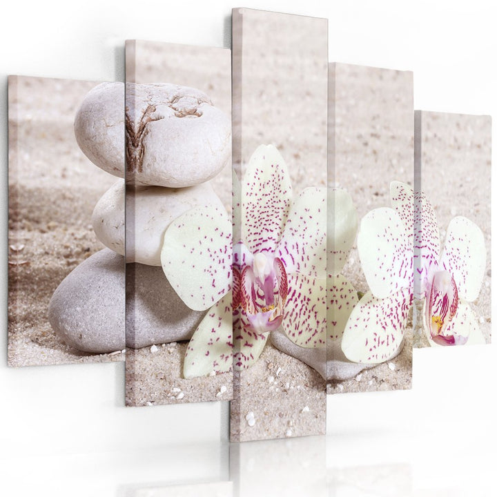 Feeby Frames, Leinwandbild, Bilder, Wand Bild - 5 Teile - Wandbilder, Kunstdruck, 250x120 cm, Typ A,