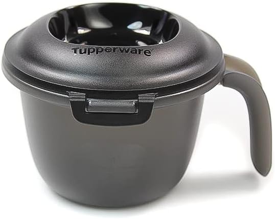 Tupperware Mikrowelle Junior-Reis-Meister 550 ml schwarz/weiss Single Reiskocher