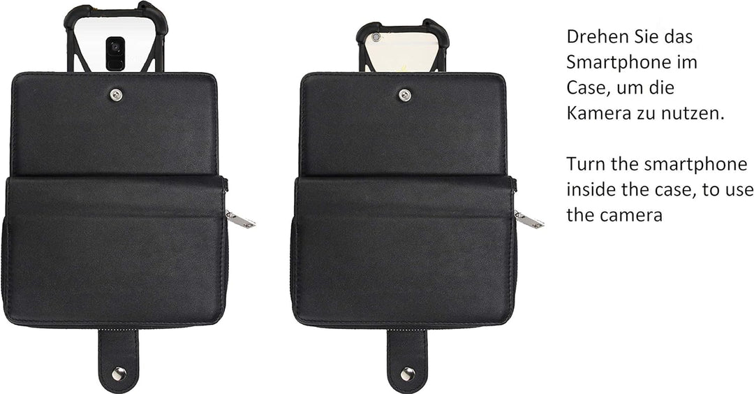 K-S-Trade Für Fairphone 4 Hülle 2in1 Handyhülle Schutzhülle Für Fairphone 4 & Portemonnee Cover Hand