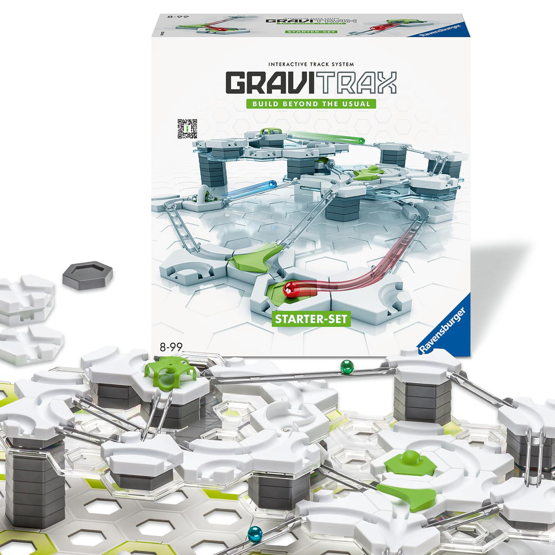 Ravensburger GraviTrax Starter-Set 22410 - Einstiegsset für deine Kugelbahn - Murmelbahn und Konstru