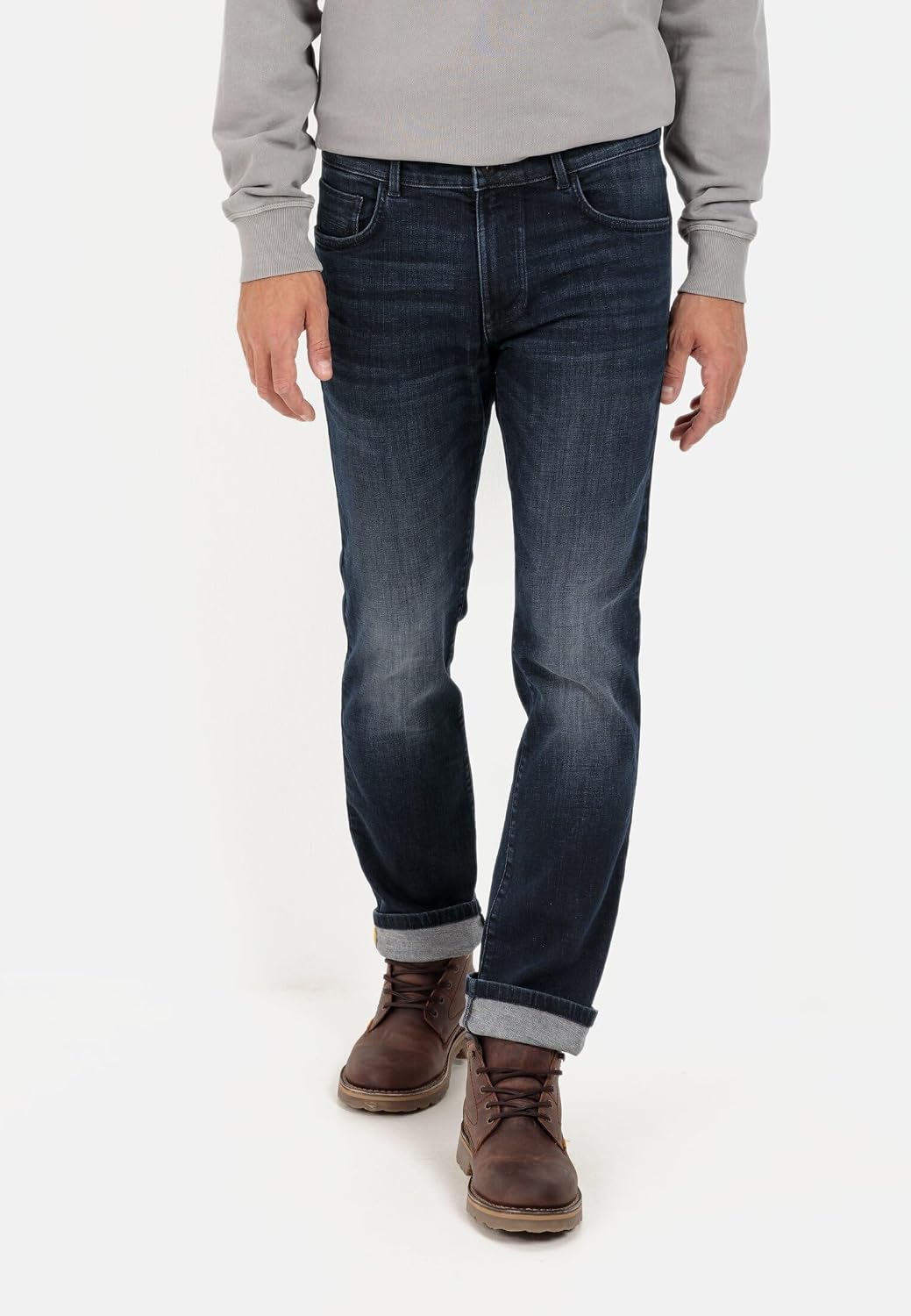 camel active Herren Relaxed Fit fleXXXactive® 5-Pocket Jeans, 31W / 32L