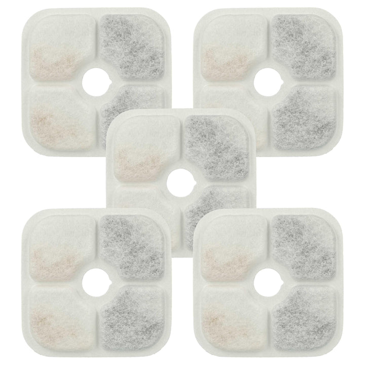 vhbw 5X Filter Ersatz für Catit PIXI 43721, 43722 für Trinkbrunnen für Katzen, Hunde - Filterelement