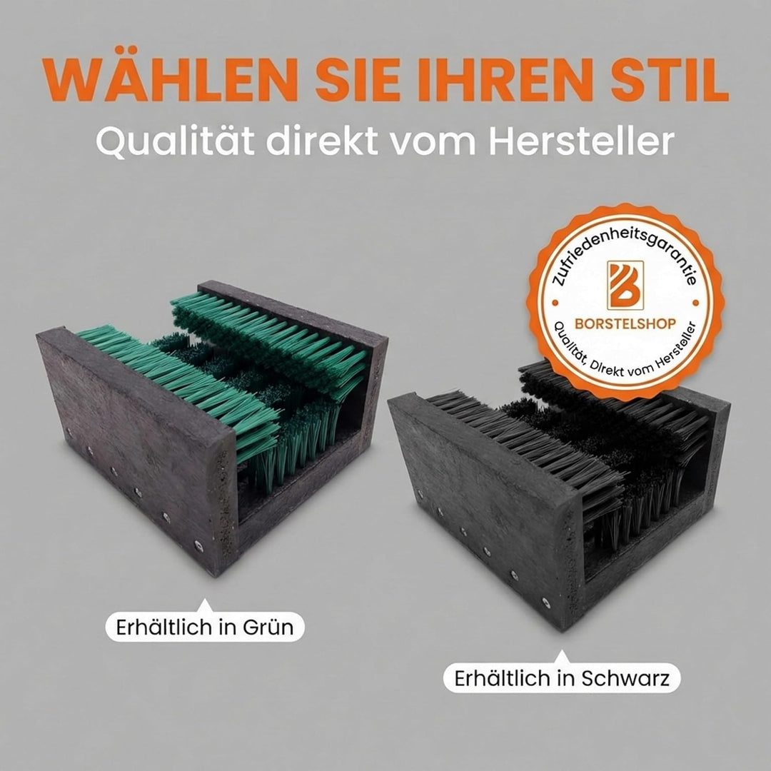 Borstelshop Schuhabstreifer Kunststoff - Fussabtreter Aussenbereich - Fussabtreter Aussen - Robuster