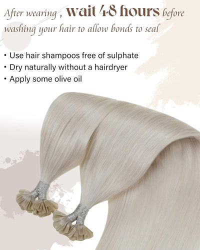 Hetto Blond Bonding Echthaar Extensions Keratin Echthaar Extensions Bondings Remy Bonding Extensions