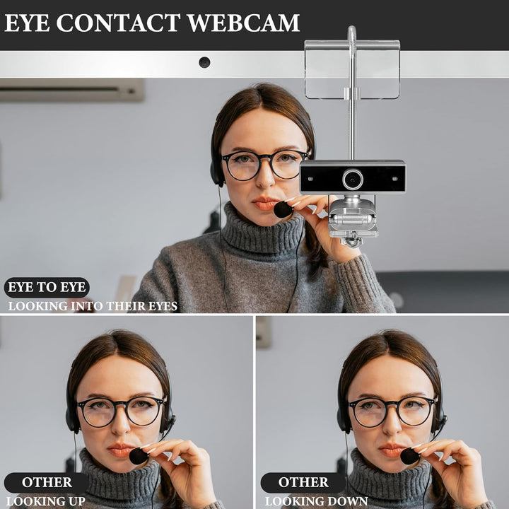GEEKRIA Acryl-Mittelbildschirm / Mid Webcam-Ständer, platzieren Sie die Webcam überall auf dem Monit