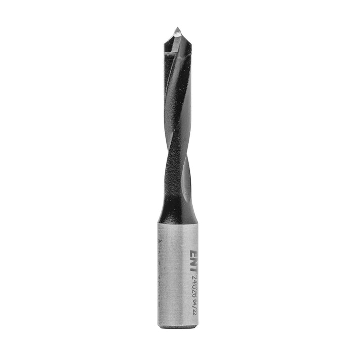 ENT 24026 Dübelbohrer HW, Schaft (S) 8 mm, Durchmesser (D) 6 mm, NL 30 mm, SL 20 mm, L 58 mm, für Ma