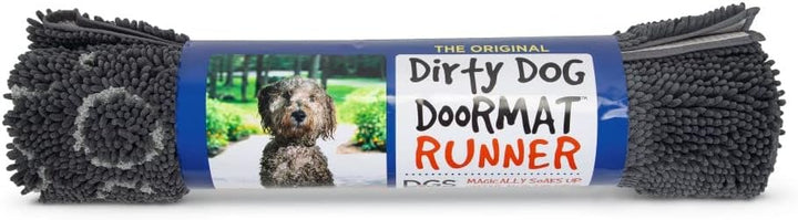 DGS Dirty Dog Doormat Runner L: 152 cm B: 76 cm grau 152 X 76 CM Grau, 152 X 76 CM Grau