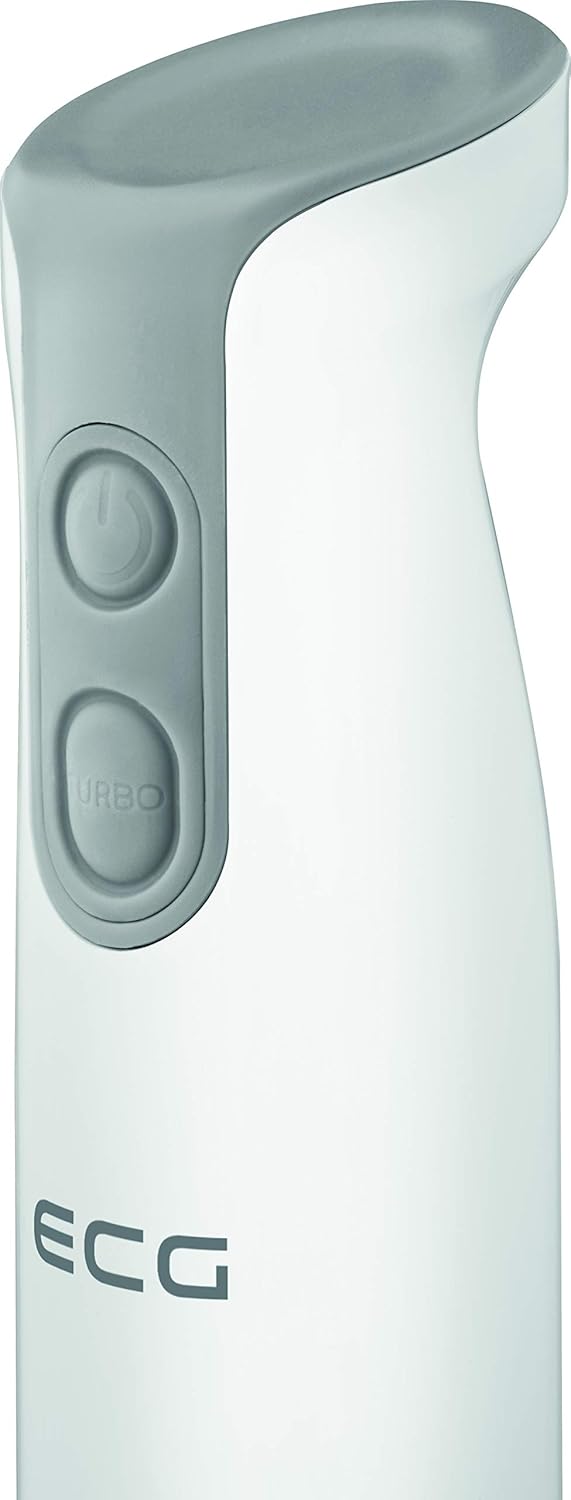 ECG RM 430 Stabmixer, Leistungsaufnahme 400 W, 2 Geschwindigkeiten, Edelstahl, 400 W, Weiss