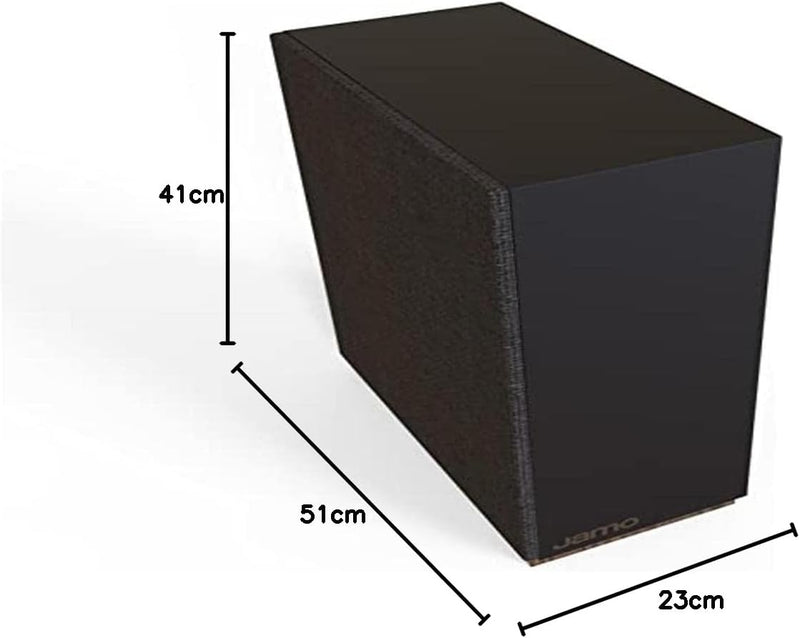 JAMO S 810 SUB B 75 W Schwarz - Subwoofer (75 W, 36-180 Hz, 150 W, 110 dB, 25,4 cm, 25,4 cm (10 Zoll