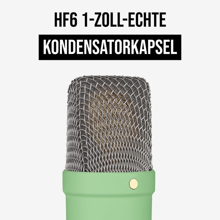 RØDE NT1 Signature Series Grossmembrankondensatormikrofon mit Schockhalterung, Popschutz und XLR-Kab