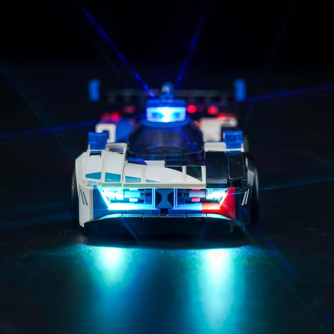 Led Licht Set für Lego Speed Champions BMW M4 GT3 & BMW M Hybrid V8 Rennwagen Auto-Spielzeug (Kein L