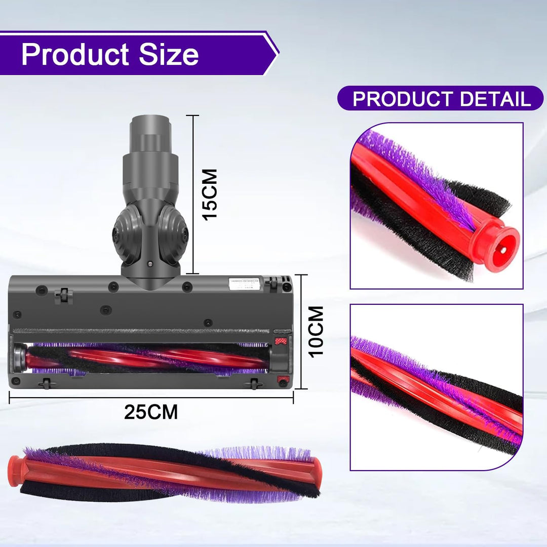 BodenBürste kompatibel für Dyson V6 DC58 DC59 DC62 DC72 DC74 SV04 SV06 SV09 Staubsauger Ersatzteile,
