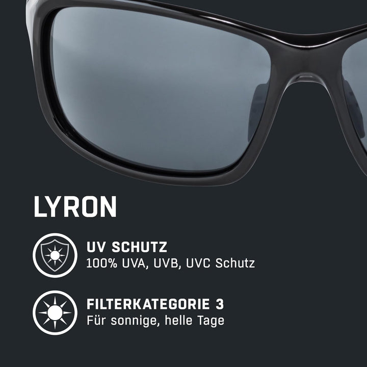 ALPINA LYRON - Verspiegelte und Bruchsichere Sport- & Fahrradbrille Mit 100% UV-Schutz Für Erwachsen
