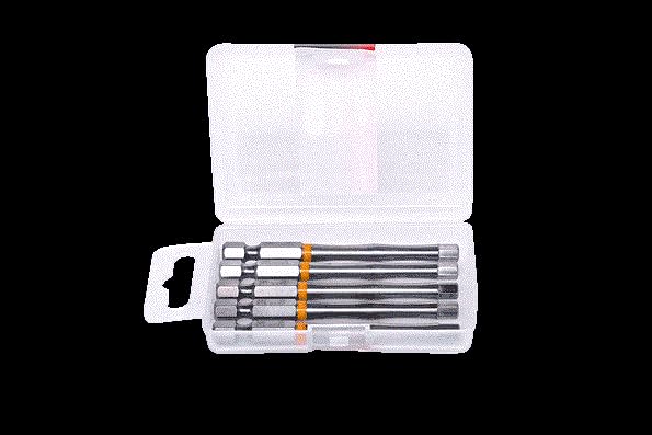 KS Tools 918.3461 1/4" TORSIONpower Bit Innen6kant, 75mm, 5mm, 5er Pack