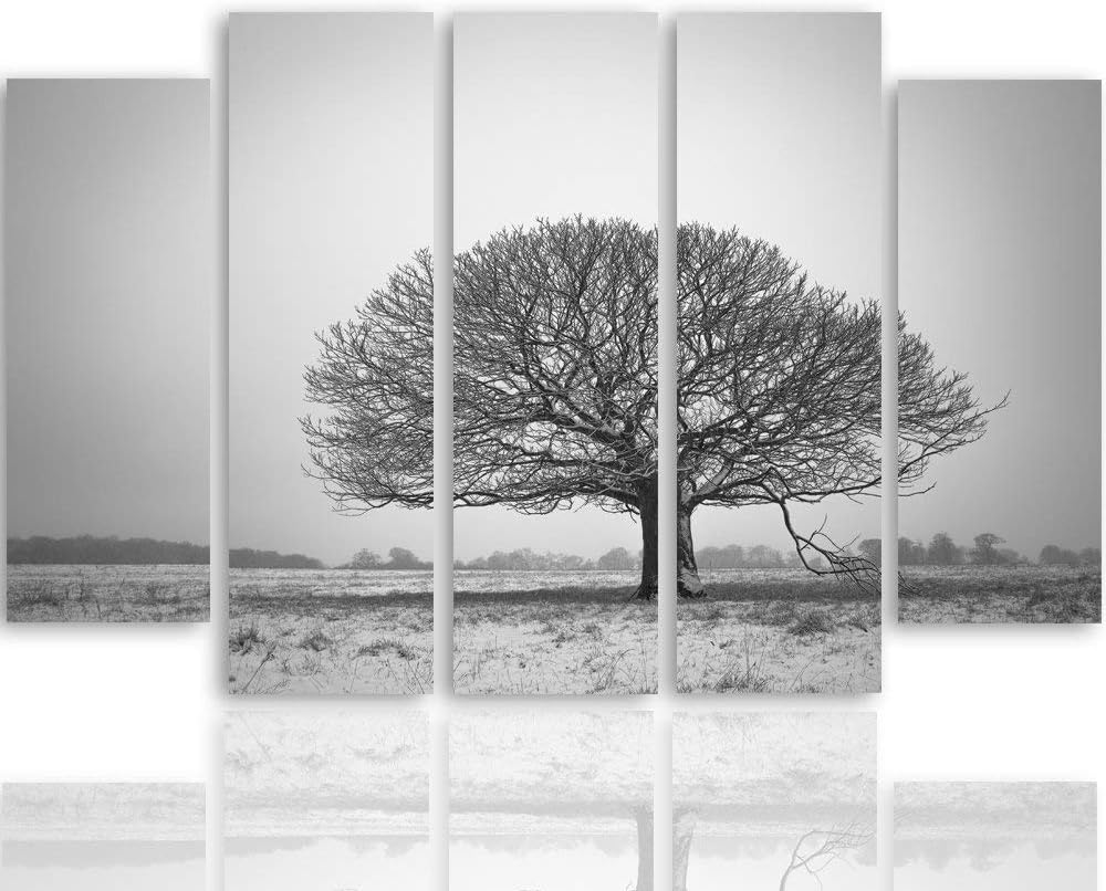 Feeby. Leinwandbild - 5 Teile - Bilder, Wand Bild, Wandbilder, Kunstdruck XXL, 5-Teilig, Typ B, 200x
