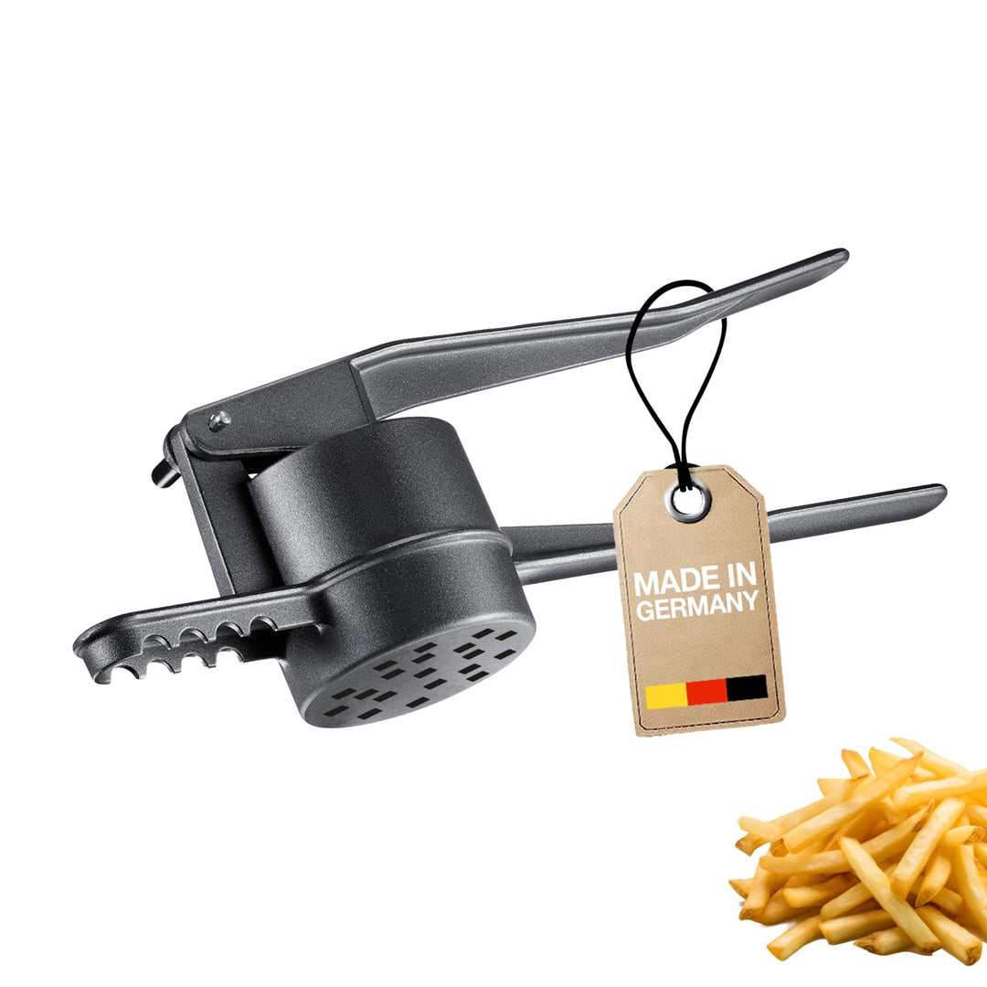 Westmark Pommespresse Black Edition – Churropresse, Kartoffelpresse mit Griffiger Spezialbeschichtun