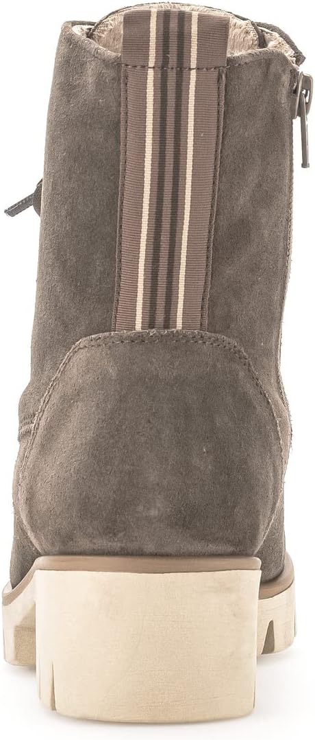 Gabor Damen Combat Boots, Frauen Stiefeletten,Wechselfussbett,Best Fitting 39 EU Braun, 39 EU Braun