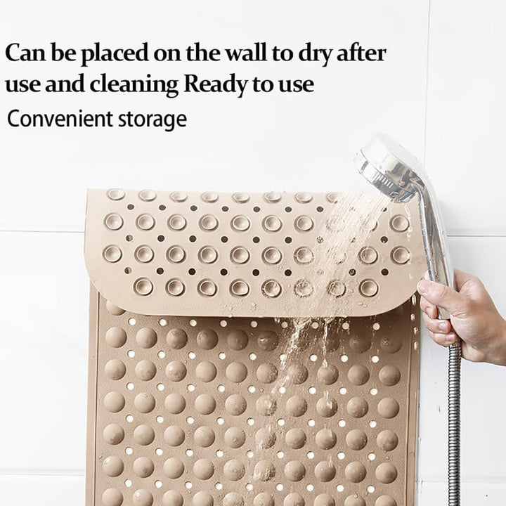 Duschmatte rutschfest 106x66cm,Antirutschmatte Dusche mit Ablauflöchern,Duscheinlage rutschfest mit