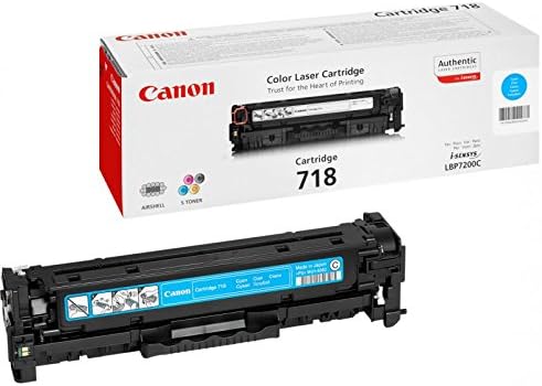 Original Canon I-Sensys 718 Tonerkartuschen-Pack, Cyan, Magenta, Gelb, Schwarz, Lasertonerkartuschen