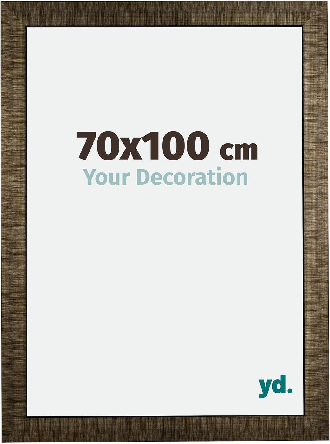 yd. Your Decoration - Bilderrahmen 70x100 cm - Bilderrahmen aus Holz mit Acrylglas - Antireflex - Au