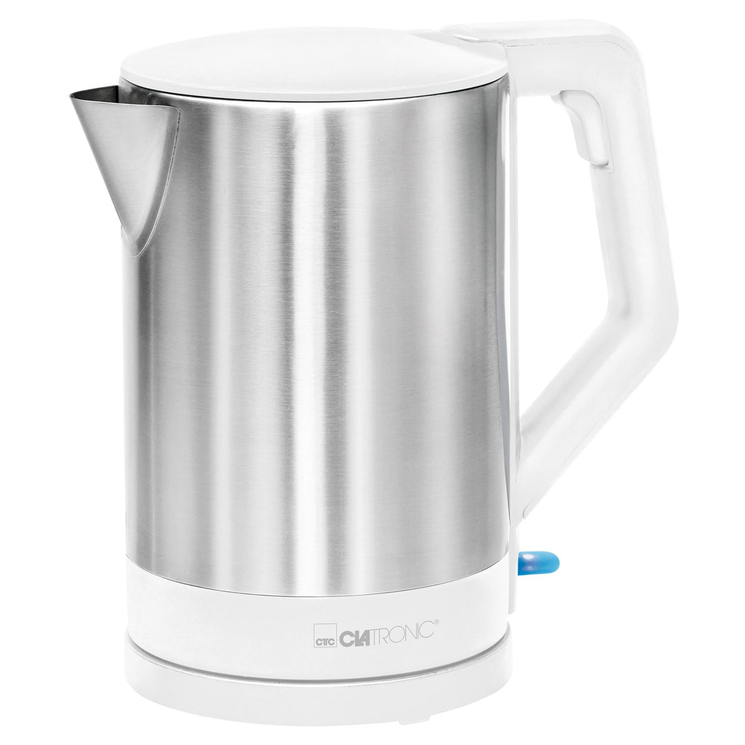 Clatronic® Wasserkocher | 1.5 Liter Füllmenge | Sicherheitsklappdeckel | 2200 W Leistung | verdeckte