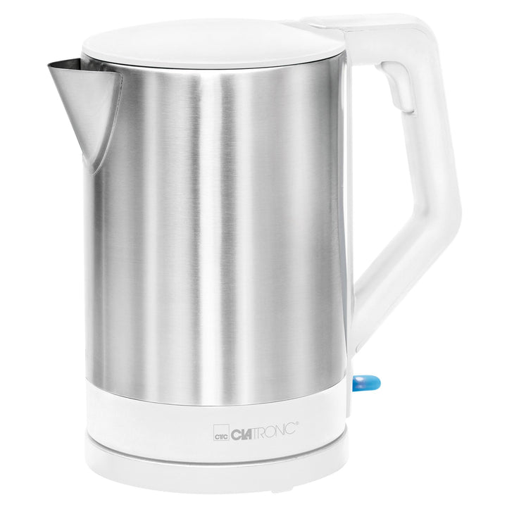 Clatronic® Wasserkocher | 1.5 Liter Füllmenge | Sicherheitsklappdeckel | 2200 W Leistung | verdeckte