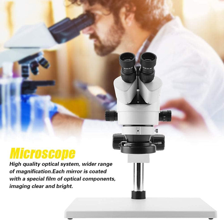 Bewinner 3,5X-90X Vergrösserung kontinuierliche Zoom Stereo Mikroskop, 0,7X-4,5X Zoom Objektiv,Trino