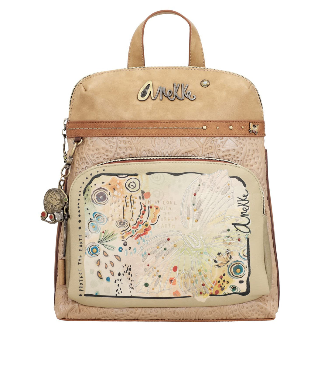 Anekke Paseo 36725-002 Mehrfarbig, 29 x 31 x 10 Damen Rucksack für unterwegs, bunt, Einheitsgrösse
