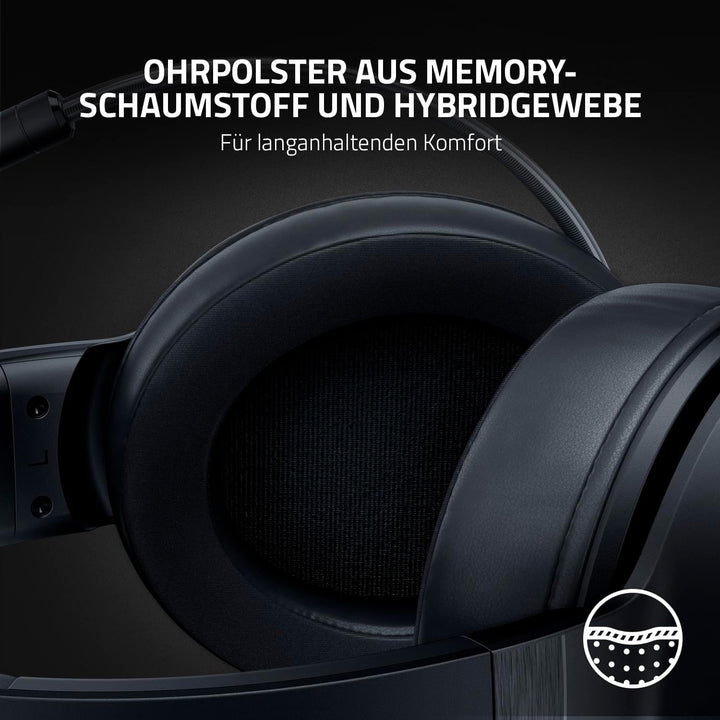 Razer Kraken V3 X - Kabelgebundenes USB-Gaming-Headset (Ultraleichter Kopfhörer, TriForce 40-mm-Trei