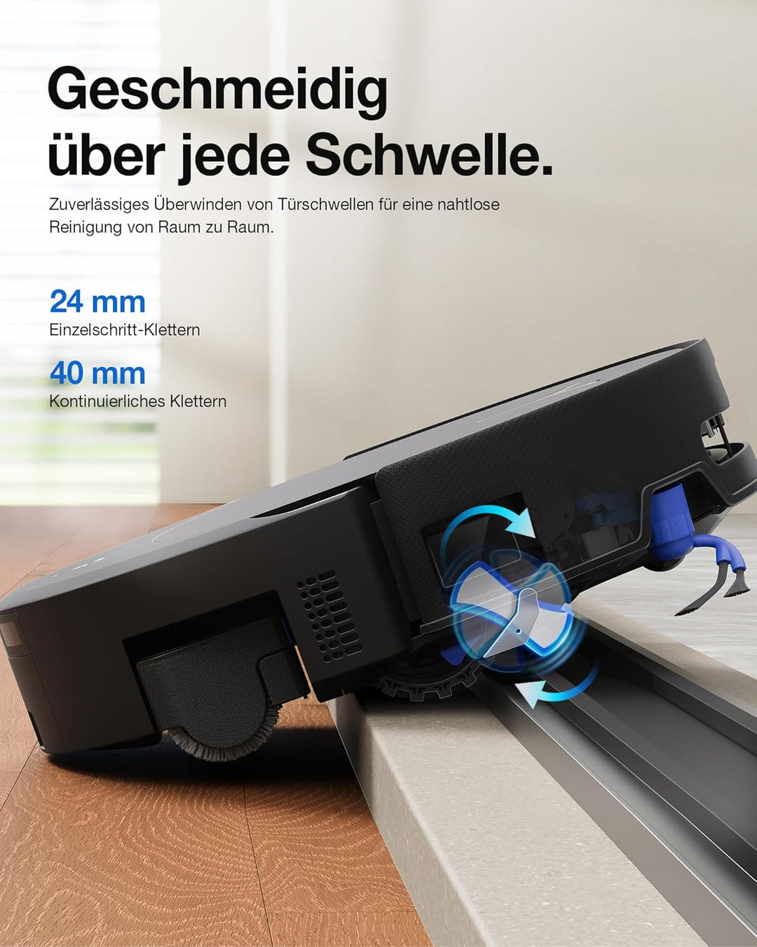 ECOVACS DEEBOT T90 PRO Omni Saugroboter mit Wischfunktion, Roboterstaubsauger 30.000 Pa, Schnelllade