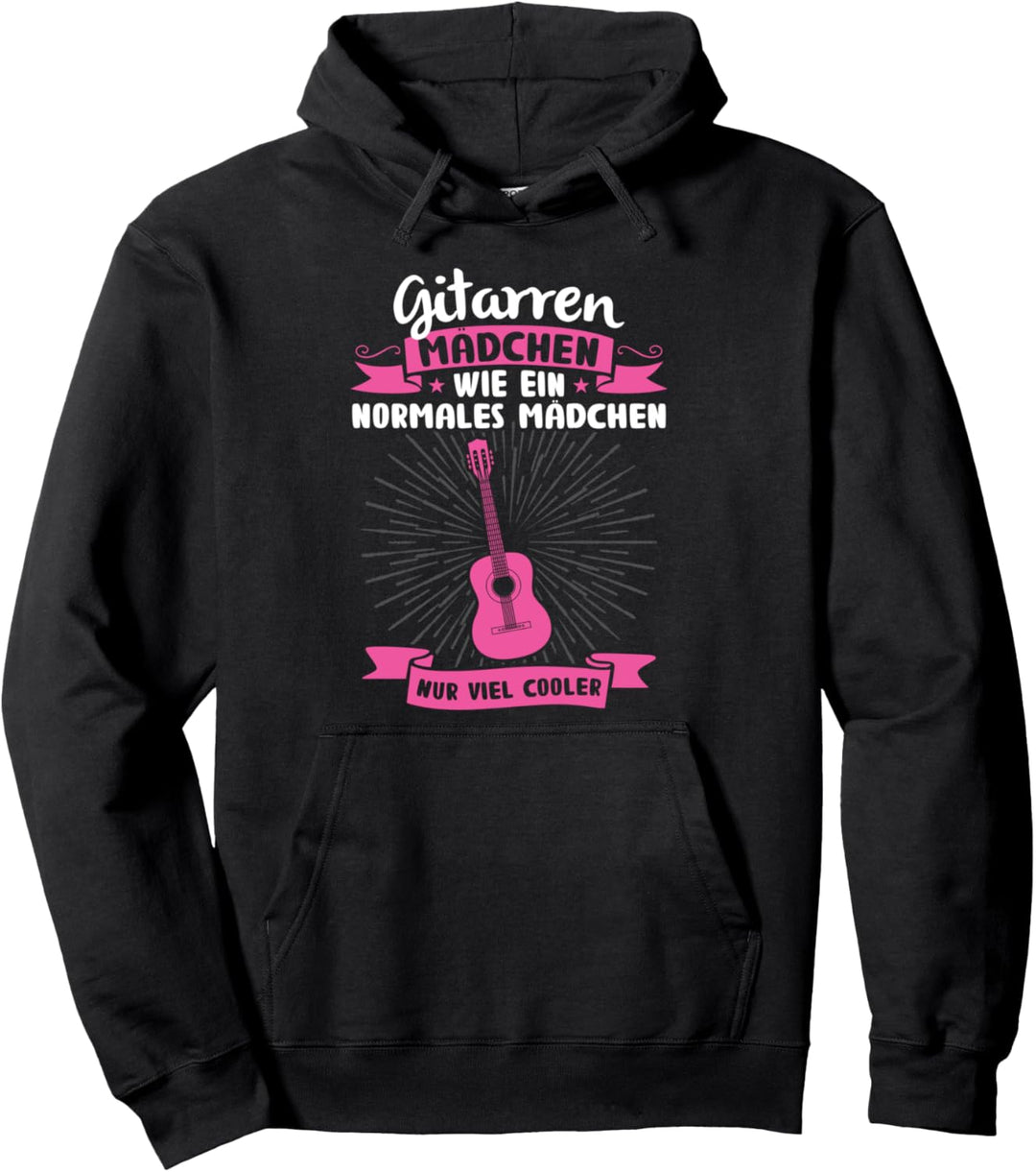 Gitarre Musiker Gitarrenspieler Pullover Hoodie