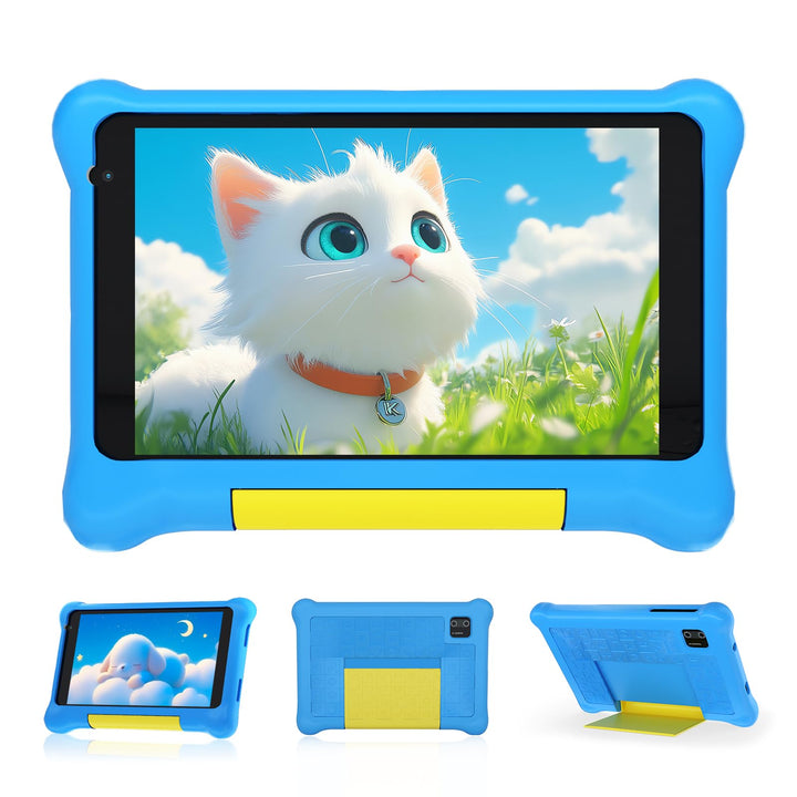 Laptok Kinder Tablet 7 Zoll, Android Tablet für Kinder, 5GB RAM+32GB ROM+128GB Erweiterbar, Wi-Fi, B
