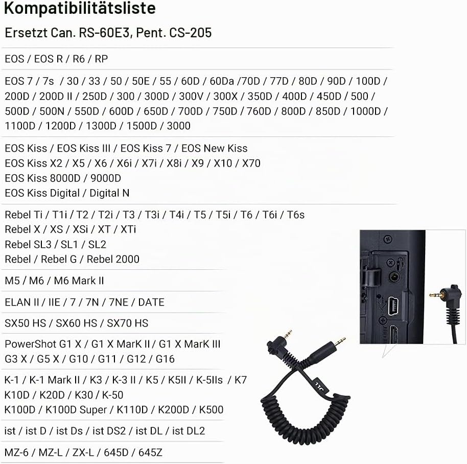 JJC Funk Blitz Studio Blitzauslöser Funkausloeser mit Fernauslöser 2 Empfaengern für Canon EOS R6 R