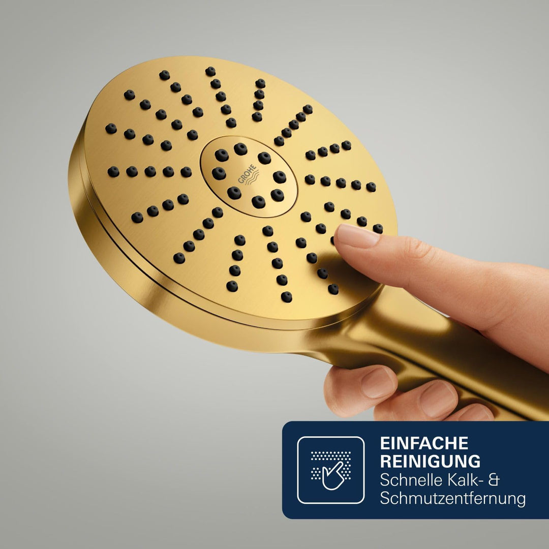GROHE Vitalio Joy+ 120, wassersparender Duschkopf mit Boost-Funktion für mehr Strahlpower, 6l pro Mi