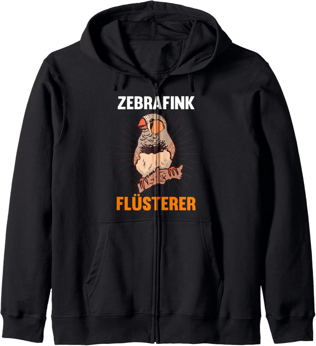 Vogel Zebrafink Flüsterer Kapuzenjacke