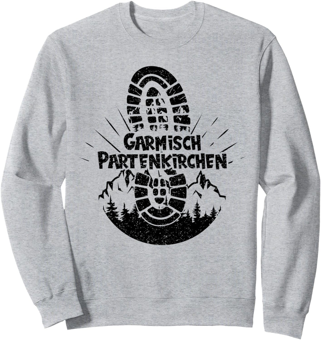 Wandern in Garmisch Partenkirchen Deutschland Urlaubswander Sweatshirt