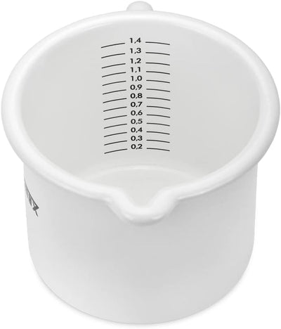 Petromax Emaille Milchtopf (1,4 Liter, weiss) Weiss 1,4 Liter, Weiss 1,4 Liter