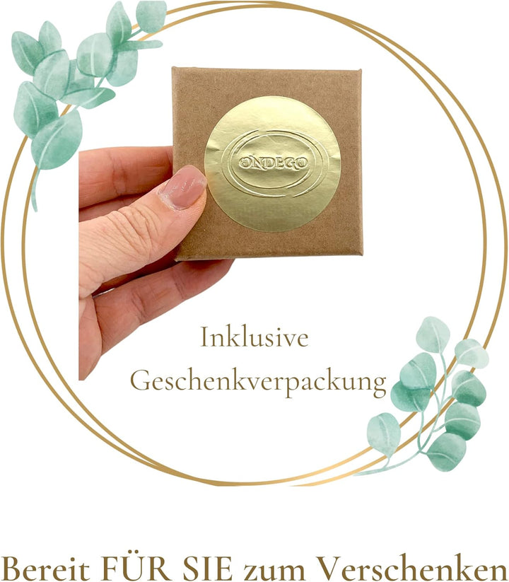 ONDEGO® Zirkonia SILBER Tropfen Strass Ohrringe Glitzer Ohrhänger Schmuck Creolen lang Geschenk XXL