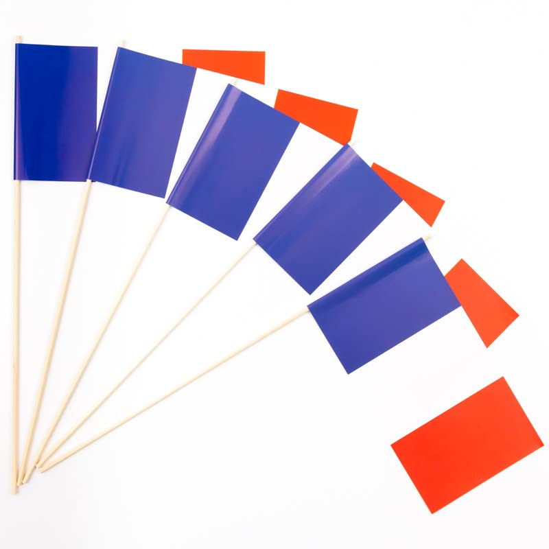 Everflag Papierfähnchen: Frankreich 50er Packung Menge-1: 50er Packung, Menge-1: 50er Packung
