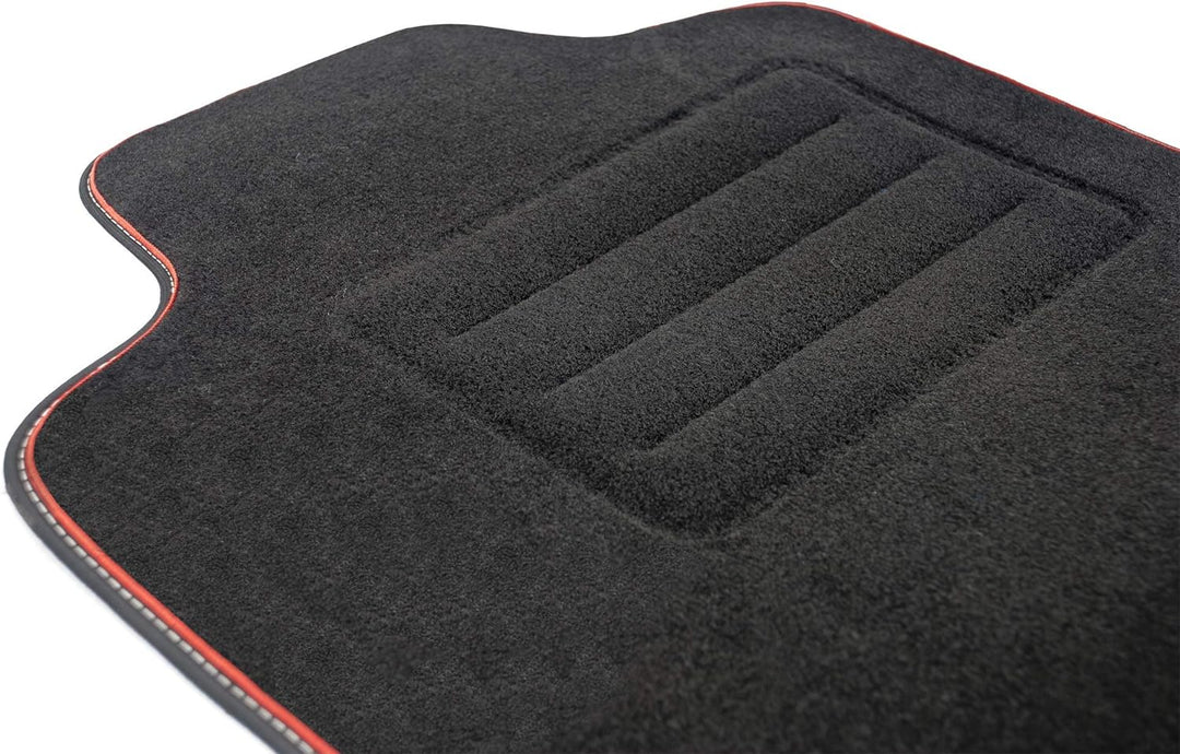 Velour Fussmatten Satz für Saab 9-3 II (2002-2011) - Premium Qualität - 4-teilig - Passgenau