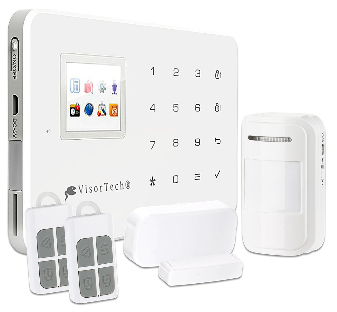 VisorTech Hausalarm: GSM-Alarmanlage mit Funk- & Handynetz-Anbindung XMD-4400.pro (Funkalarm, Alarma