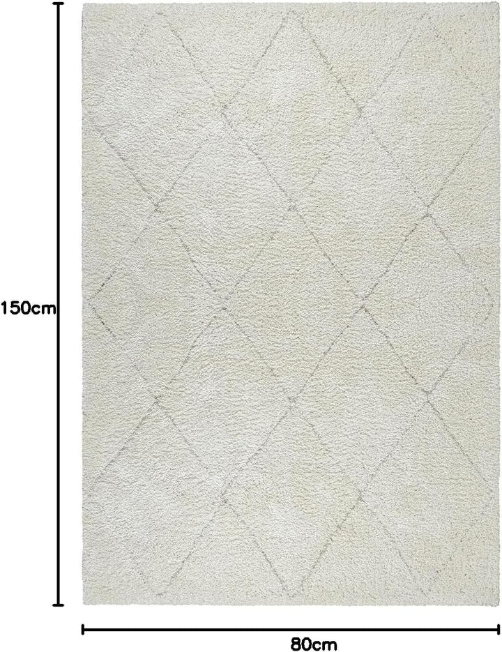 the carpet Velvet eleganter Designer Teppich Wohnzimmer, weicher &amp; pflegeleichter Hochflor Wohnzimme